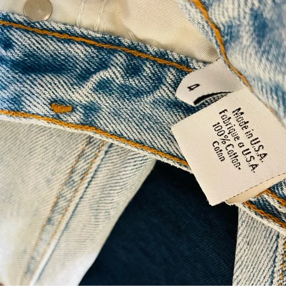 Vintage CK Calvin Klein SIZE 4 blue high rise tapered jeans - Picture 10 of 10